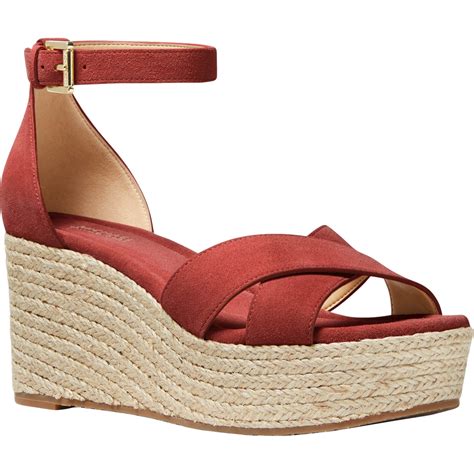 michael michael kors desiree wedge sandals|Michael Kors wedge heels.